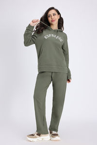 Zivame Knit Cotton Loungewear Set - Four Leaf Clover — thumbnail 3